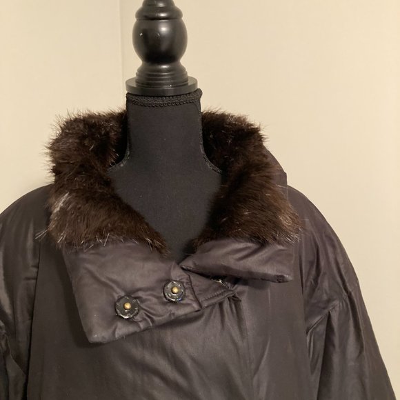 Coach Dark Brown Puffer Jacket - Picture 3 of 11